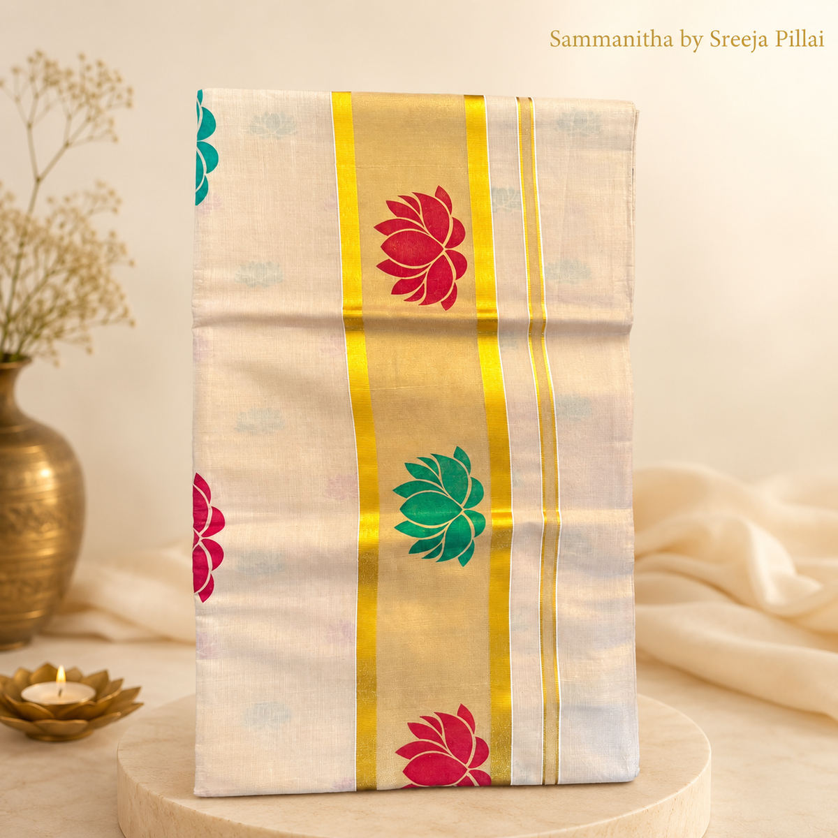 Kerala Kasavu saree10