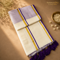 Lavender Mulcotton Saree