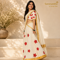 Fully Stitched Onam themed half saree set