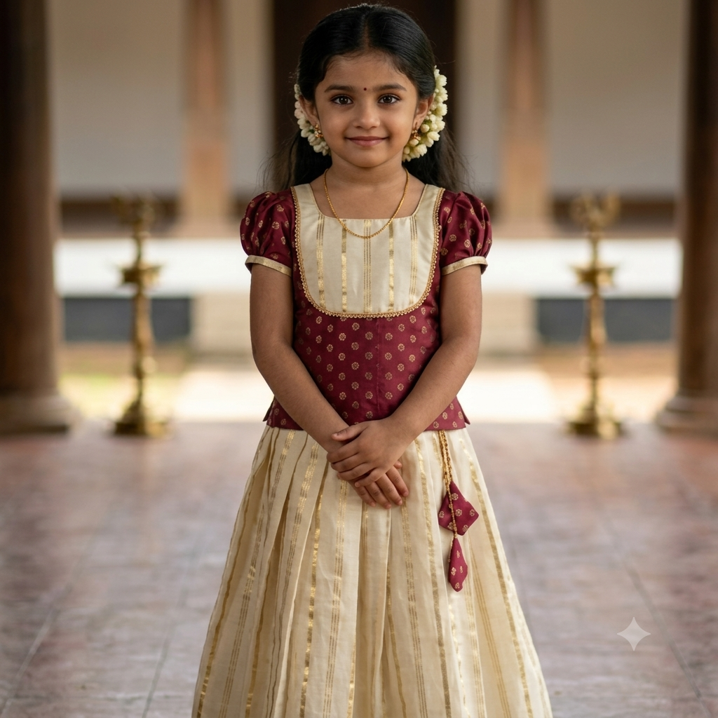 Onam Skirt and Top