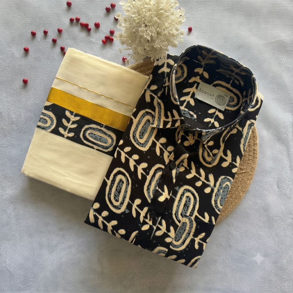 Shirt and Mundu Combo