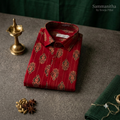Ajrak printed shirt