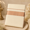 Rose Gold Kasavu Mundu